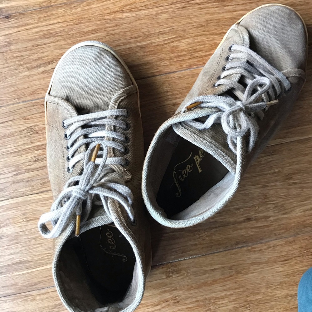 Free people high top sneakers